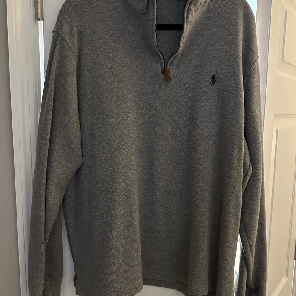 Polo by Ralph Lauren Gray 1/5 Zip-Up